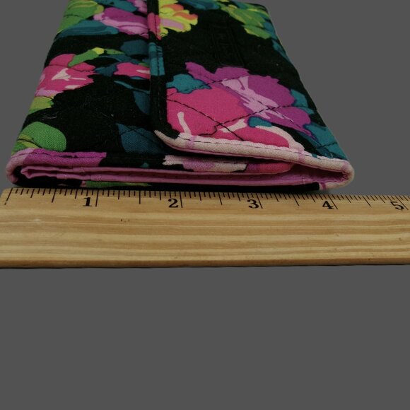 Vera Bradley Tri Fold Wallet in HiLo Meadow Fabric, All in One - Picture 8 of 8